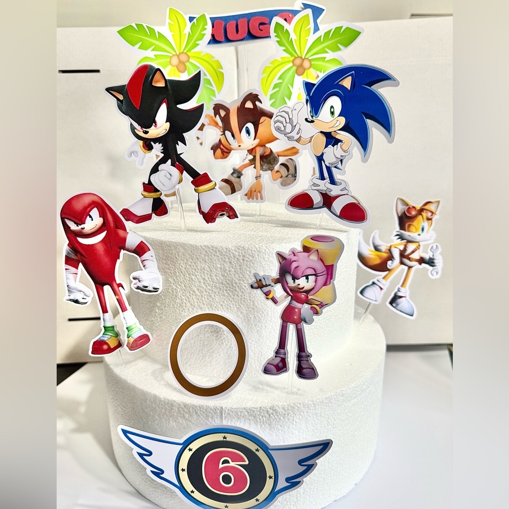 Sonic the Hedgehog Cake Toppers